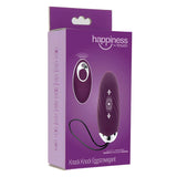 Vibrator Happiness Knock Knock Eggstavagant Fernbedienung Lila 8,9 x 3,3 cm.6
