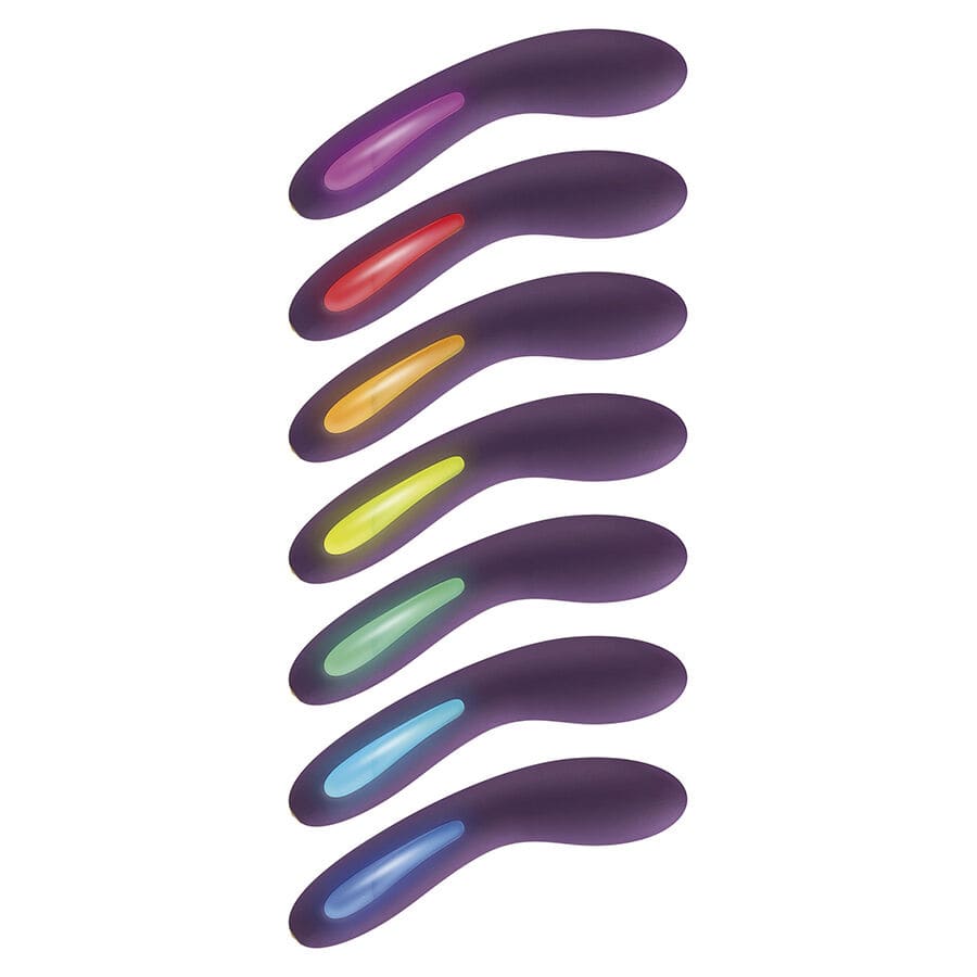 Vibrator Lila Leuchtet 10 x 3,5 cm.1