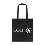Tragetasche Ouch aus Baumwolle mit Aufdruck Schwarz 35 cm – Ansicht 2