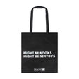 Tragetasche Ouch aus Baumwolle mit Aufdruck Schwarz 35 cm