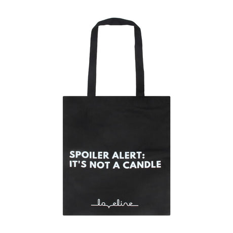 Tragetasche Spoiler Alert Schwarz 35 cm
