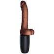 Triple Threat Dildo Braun 14 cm