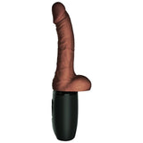 Triple Threat Dildo Braun 14 cm – Ansicht 5