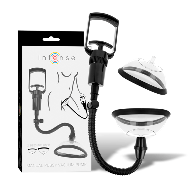 Vaginalpumpe manuell mit zwei austauschbaren Cups