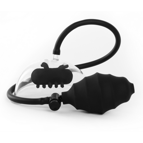 Vaginapumpe mit Vibration Schwarz 66 cm
