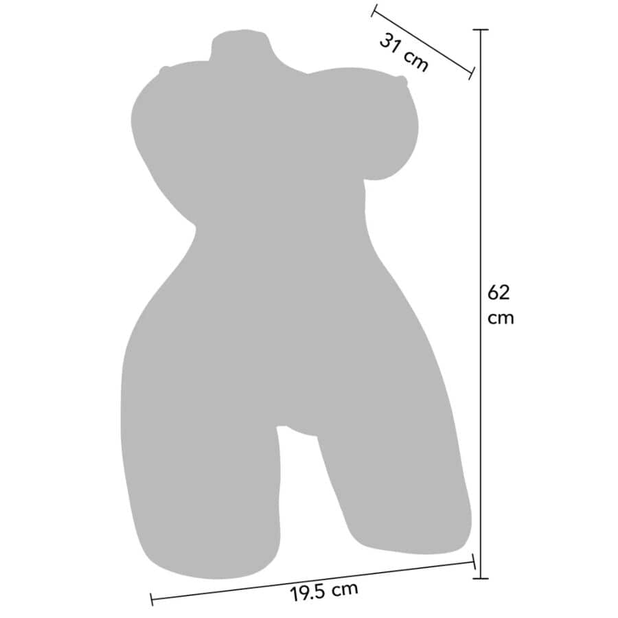 Verborgene Begierde - Grosser College-Fick-Schlampe-Torso-Frau-Masturbator 15 kg