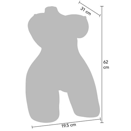 Verborgene Begierde - Grosser College-Fick-Schlampe-Torso-Frau-Masturbator 15 kg