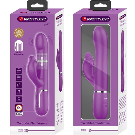 Vibrator 4 in 1 Multifunktionsvibrator & Stimulator Lila
