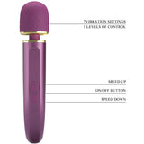 Vibrator 7 Vibrationsmodi Lila 24 x 4,8 cm