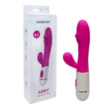 Vibrator Abby & Stimulator 16 Geschwindigkeiten Rosa