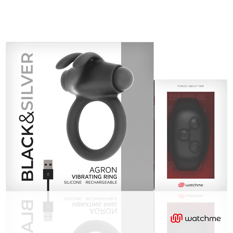 Vibrator Agron Cockring-Uhr mit Fernbedienung