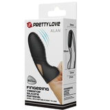 Vibrator Alan Silikon-Fingervibrator Schwarz
