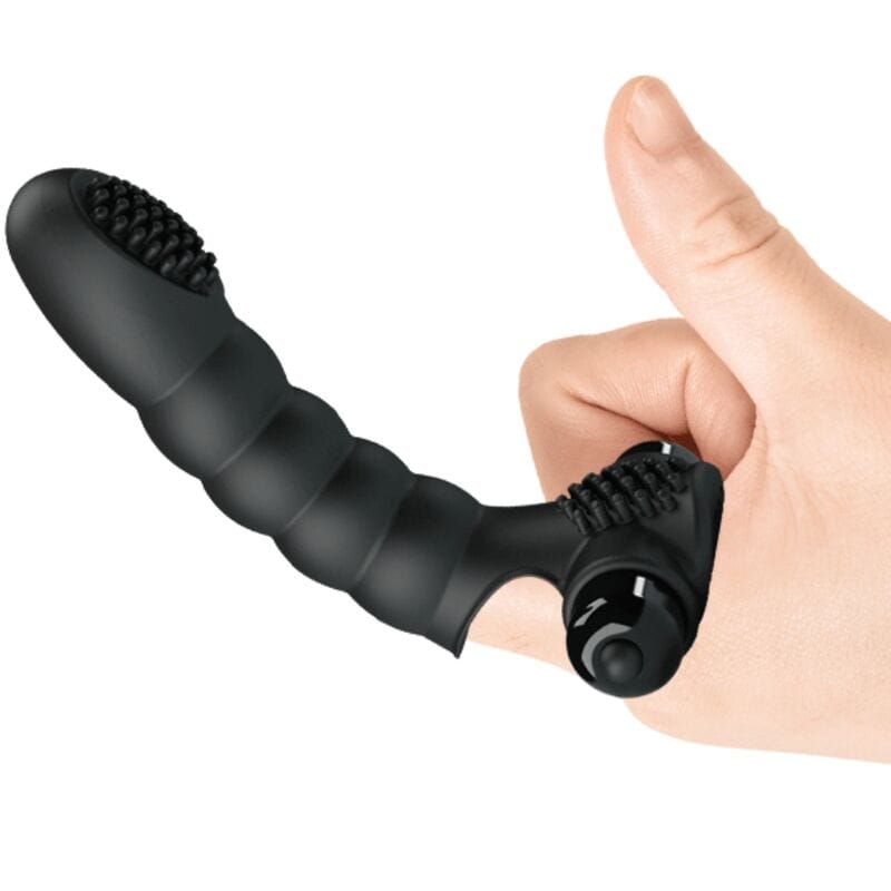 Vibrator Alexander Fingervibrator 10 Vibrationen Schwarz 10 cm