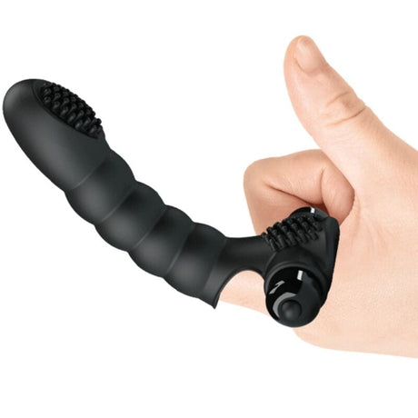 Vibrator Alexander Fingervibrator 10 Vibrationen Schwarz 10 cm