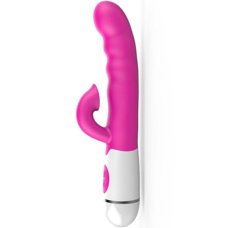 Vibrator Amir Multifunktionsvibrator mit Stimulierender Zunge 16 Geschwindigkeiten Rosa