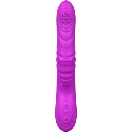 Vibrator Angelia Multifunktionsvibrator mit Stimulierendem Zungenvioletten Wärmeeffekt