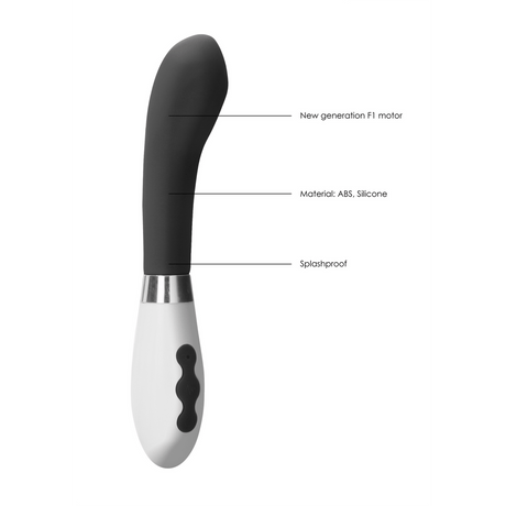 Vibrator Apollo mit Akku Schwarz 11,5 x Ø 3,5 cm – Ansicht 7