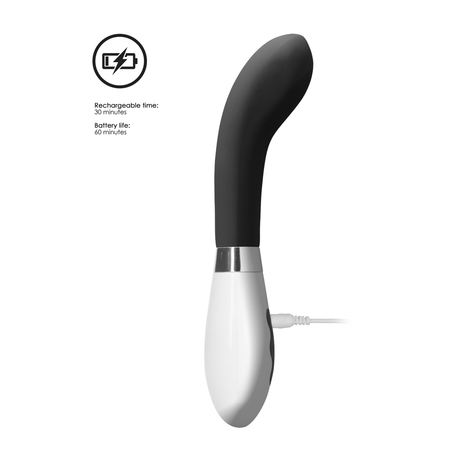 Vibrator Apollo mit Akku Schwarz 11,5 x Ø 3,5 cm – Ansicht 6