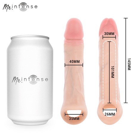 Vibrator Arnold M Penishülle aus Silikon mit Fernbedienung 14,5 cm Ø 4 cm