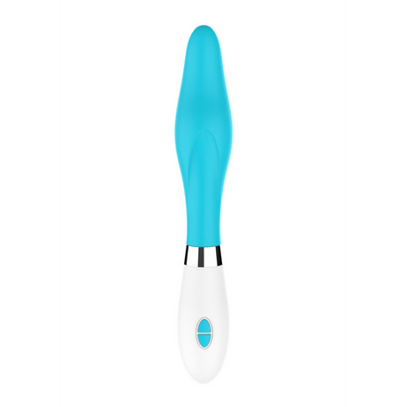 Vibrator Athamas gedreht Türkis 22,7 x 3,7 cm – Ansicht 4