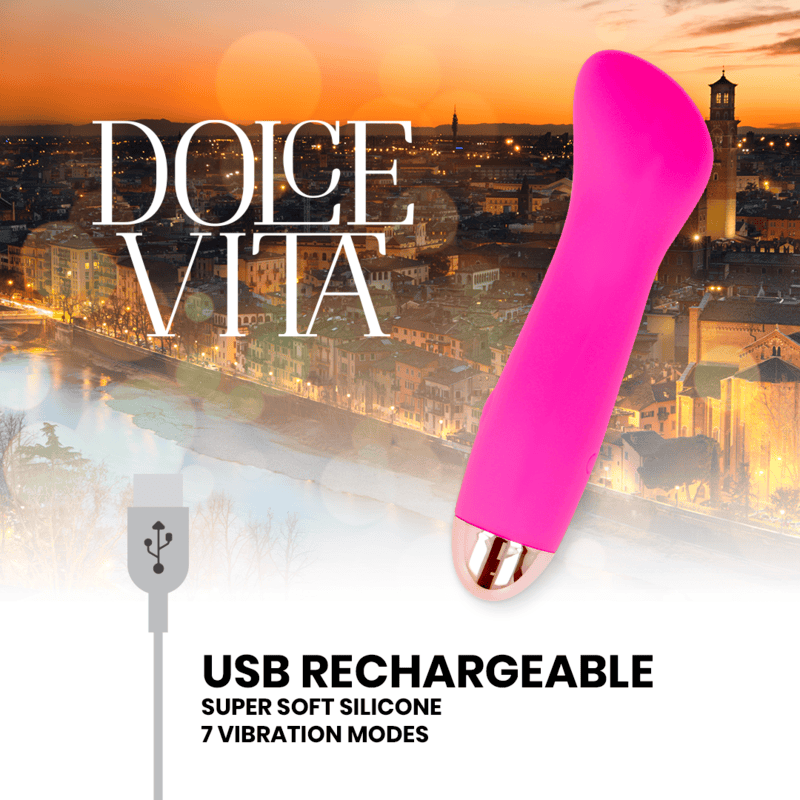 Vibrator Aufladbarer Eine Rosa 7 Geschwindigkeit