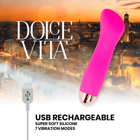 Vibrator Aufladbarer Eine Rosa 7 Geschwindigkeit