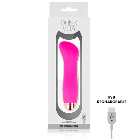 Vibrator Aufladbarer Eine Rosa 7 Geschwindigkeit