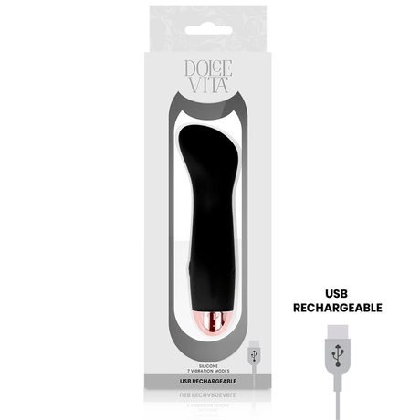 Vibrator Aufladbarer Eine Schwarze 7-Geschwindigkeit