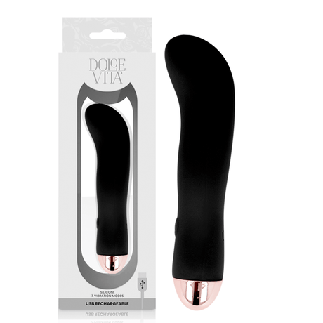 Vibrator Aufladbarer Zwei Schwarz 7 Geschwindigkeit