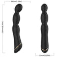 Vibrator Bambu einstellbar Schwarz 21 x 3,3 cm