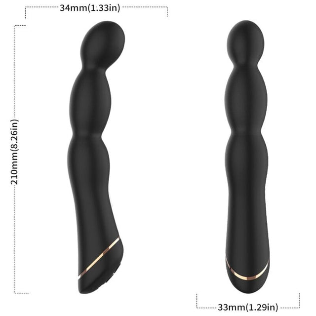 Vibrator Bambu Einstellbar Schwarz