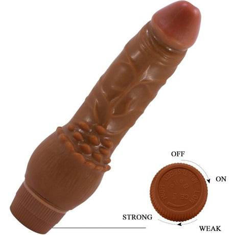 Vibrator Barbara Mulatte 19,5 cm