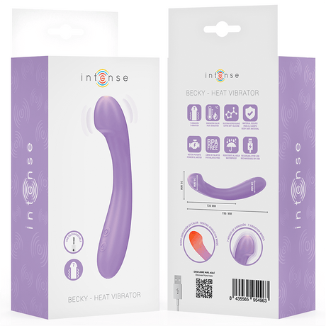 Vibrator Becky Heizbar 7 Vibrationen Lila 19 cm