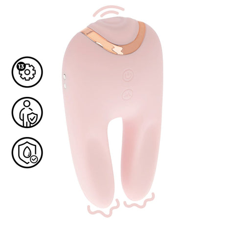 Vibrator Bonnie doppelseitig mit Klopffunktion 11 cm – Ansicht 21