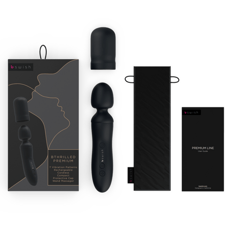 Vibrator Bthrilled Stab Premium Schwarz 21 x 3,35 cm