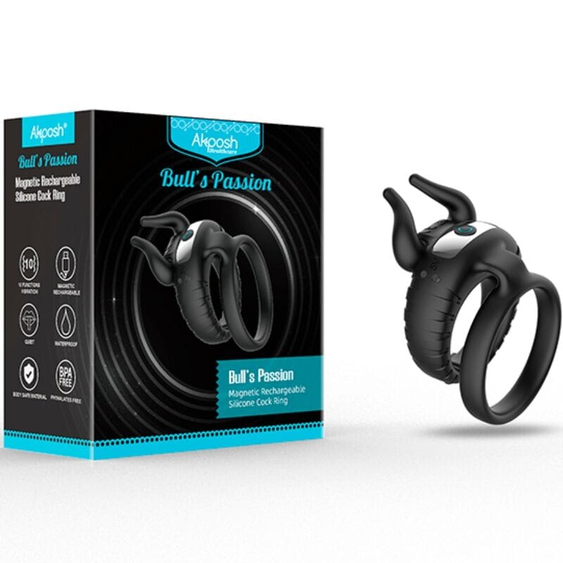 Vibrator Bull's Pasion Ringvibrator 10 Geschwindigkeiten Schwarz