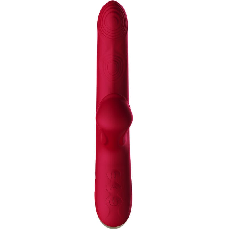 Vibrator Bump & Saugnapf Modell 1 Burgunder