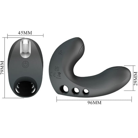 Vibrator Camelia Fingervibrator 7 Vibrationen Schwarz