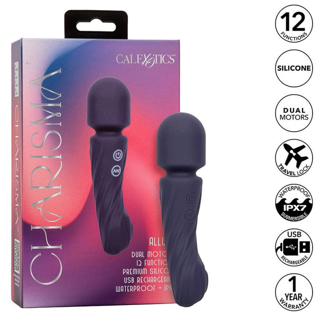 Vibrator Charisma Allure Doppelmotor 12 Funktionen x Lila 17,25 x 4,5 cm