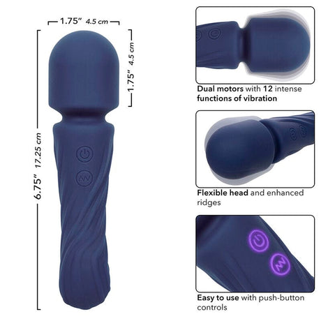 Vibrator Charisma Allure Doppelmotor 12 Funktionen x Lila 17,25 x 4,5 cm