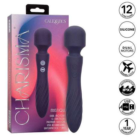 Vibrator Charisma Mystique Doppelmotor 12 Funktionen x Lila 20,5 x 4,5 cm