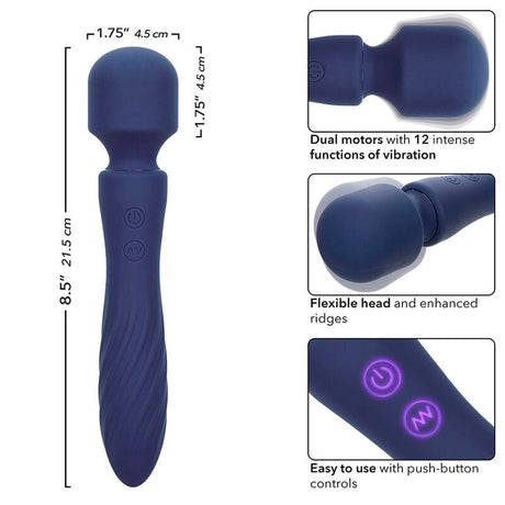 Vibrator Charisma Mystique Doppelmotor 12 Funktionen x Lila 20,5 x 4,5 cm