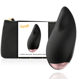 Vibrator Chic Desire Klitoralstimulator Luxus Schwarz-Gold Ø 5,9 cm