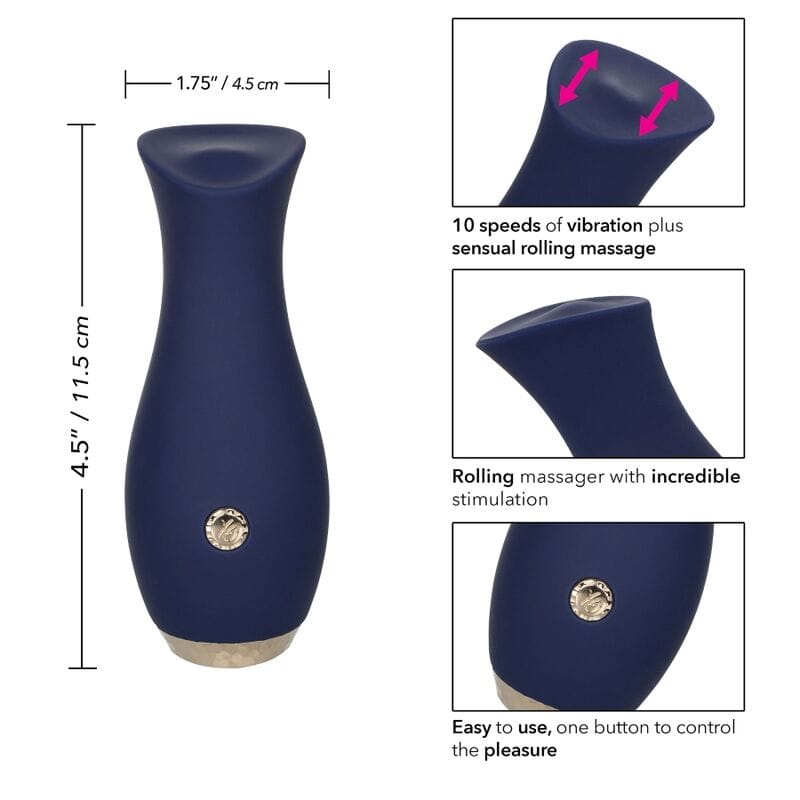 Vibrator Chic Tulpe Blau 11,5 x 4,5 cm – Ansicht 6
