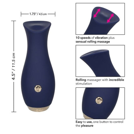 Vibrator Chic Tulpe Blau 11,5 x 4,5 cm