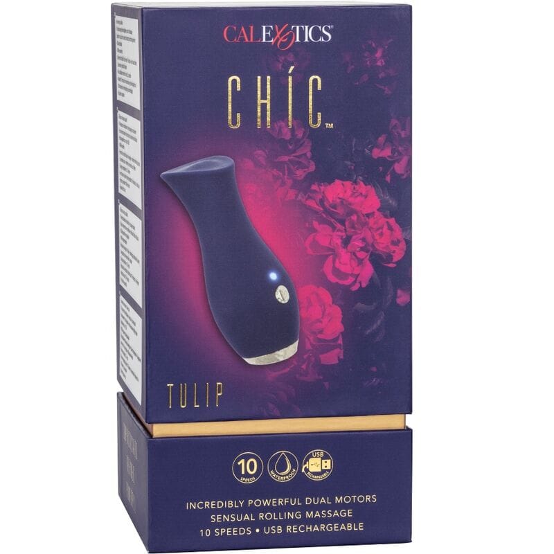 Vibrator Chic Tulpe Blau 11,5 x 4,5 cm – Ansicht 8