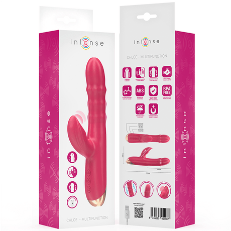 Vibrator Chloe Multifunktionsvibrator 3 in 1 Rot