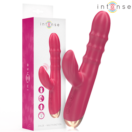Vibrator Chloe Multifunktionsvibrator 3 in 1 Rot