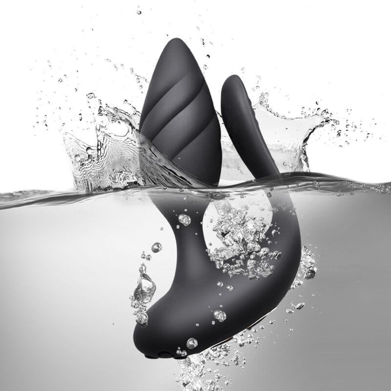 Vibrator Cocktail Plug Fernbedienung Schwarz 66,5 x 3,35 cm