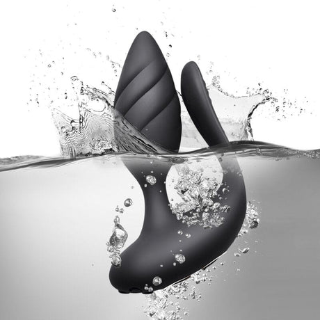 Vibrator Cocktail Plug Fernbedienung Schwarz 66,5 x 3,35 cm
